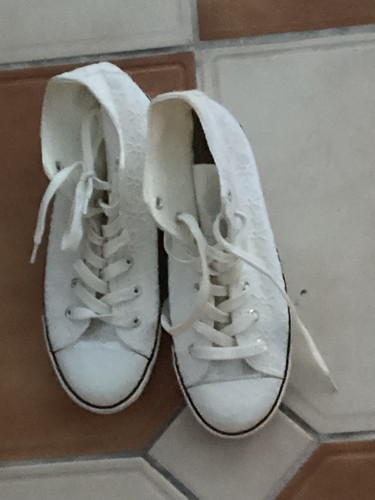 New white baseball boots high - white,