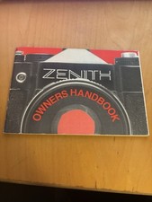 Zenith 12/ 11 Camera Instruction Book/ Manual