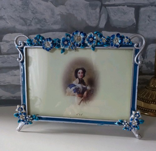 Vintage blue silver tone - !!!,