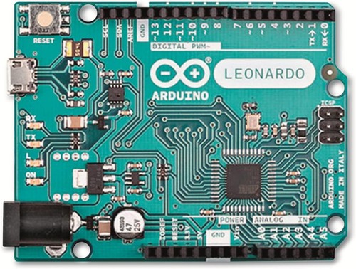 Arduino leonardo with headers - arduino,