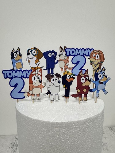Bluey personalized cupcake - personalized,