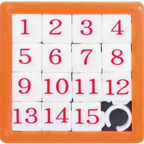 Slide number puzzle - slide, toy