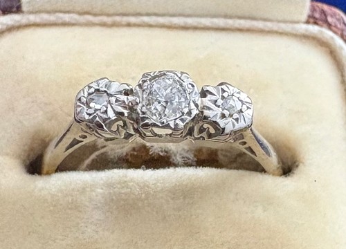 Antique 18k yellow - , &