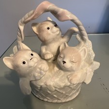 Vintage 3 Little Kittens In A
