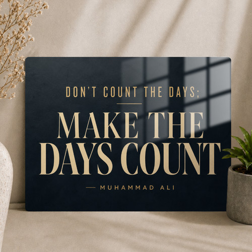 Muhammad ali quote metal sign - ali,