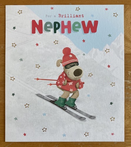 Brilliant nephew boofle - ‘brilliant, nephew’