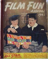 FILM FUN ANNUAL 1943 - from Film Fun Comic - 1st Edition 1943 - Worn Edges