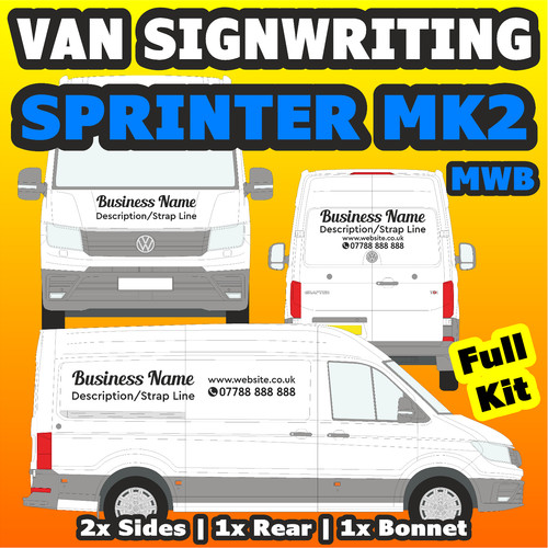 Mercedes sprinter van sign - van,