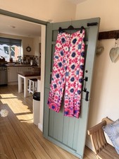 Zara Pink/blue Mix Wide Leg