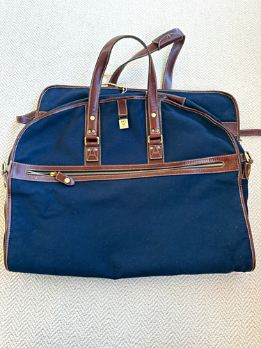 Aspinal london navy canvas - of,