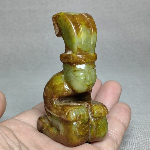 Chinese jade carved - 3.3",