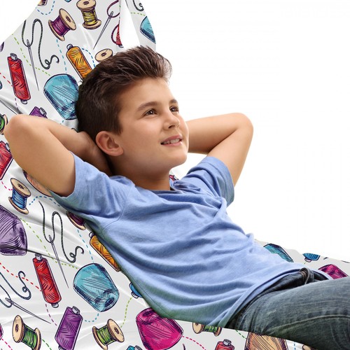 Purple toy bag - lounger, chair