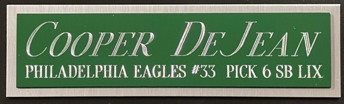 Cooper dejean eagles - cooper, nameplate