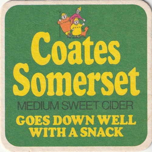 Beer mat coates cider - coates,