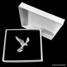 Kestrel Silver Pewter Pin
