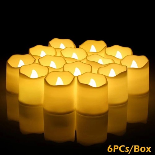 Set led flameless pillar - of, 6