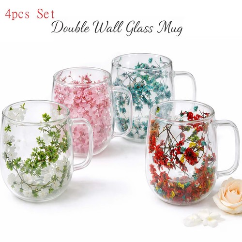 4pcs 200ml double - double, walled