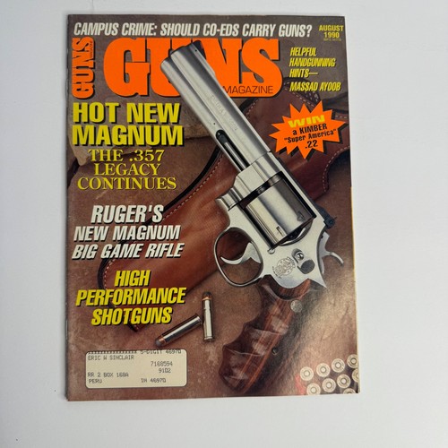 Vintage guns magazine august - vintage,