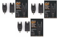 3 X Prologic Bat Bite Alarms Red LED + Cases Carp  Fishing  RRP £60