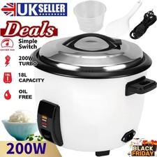 5/8L Commercial Rice Cooker Non-Stick Pot Automatic Keep Warm Catering 200W