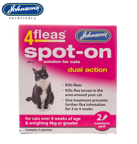 Johnsons 4fleas spot dual - 4fleas, spot-on