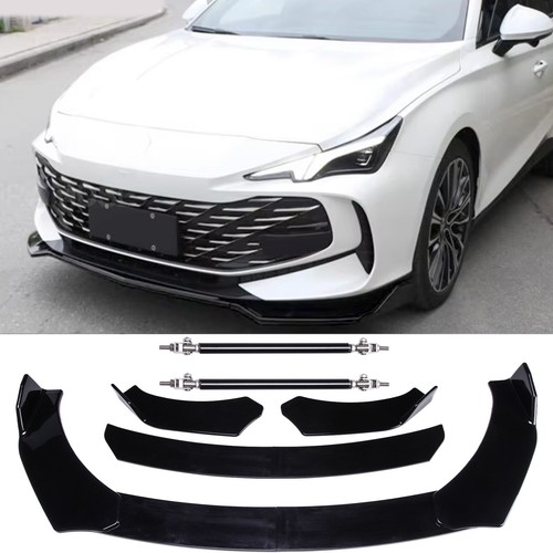 Gloss front bumper - front, lip