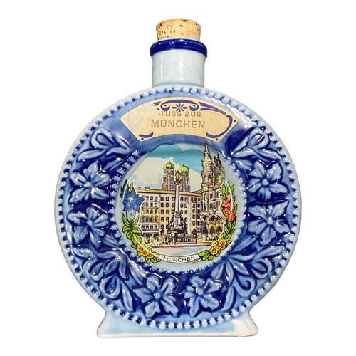 German flask porcelain - flask,