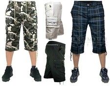 Mens 3/4 Long Length Shorts
