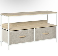 HOMCOM TV Stand Cabinet with 2