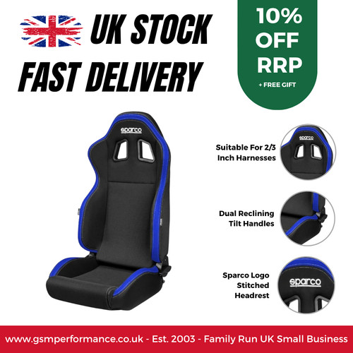 Sparco r100 black - r100, black/blue
