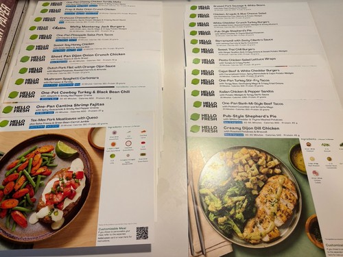 Hello fresh recipe cards - hello,