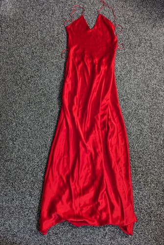 Zara satin maxi dress - satin,