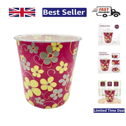 Cylindrical pink floral - 7.7l,