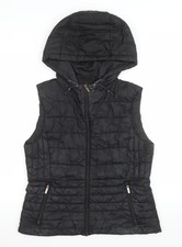 Zara Women Black Hooded Puffer