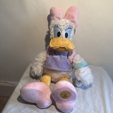 Walt Disney Authentic Disney Parks Daisy Duck 15” Plush Toy Soft With Tags 
