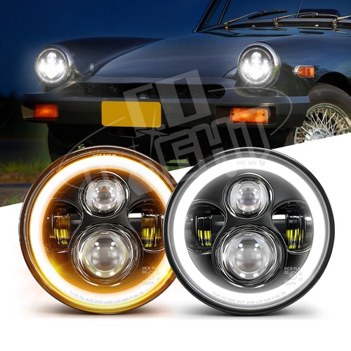 7inch round led headlight - round,