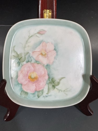 Hand painted china dish plate - hand,
