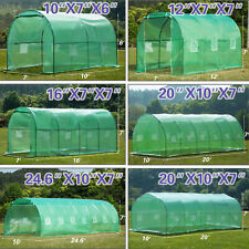 Walk-in Greenhouse Galvanised Frame Polly Tunnel Patio Garden Outdoor Polytunnel