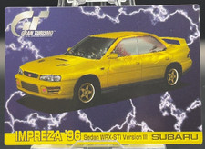 IMPREZA '96 Sedan WRX-STi Ver III SUBARU Gran Turismo Game TCG Cards 2 EDI
