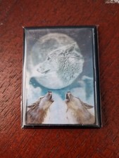 Howling wolf magnet - howling,