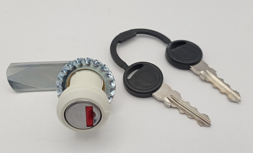 White access gas locker - white,