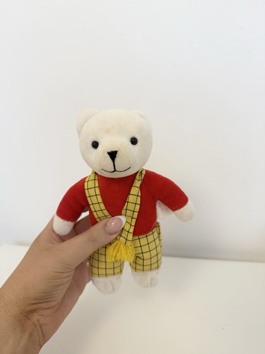 Vintage rupert bear plush - 7",