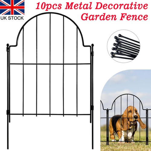 10pcs metal garden fence - metal,