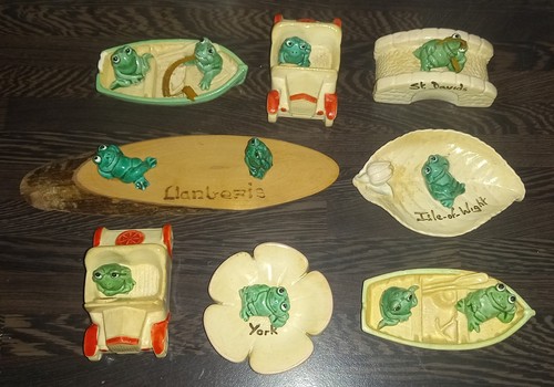 Vintage frog souvenirs 1980s - vintage,