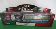 CORGI THE ITALIAN JOB THREE PIECE MINI SET WITH BLUE & WHITE COACH No. 36502