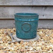 Plant Pot Ceramic 20cm Teal