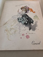 RMS Queen Mary - 1954 Menu