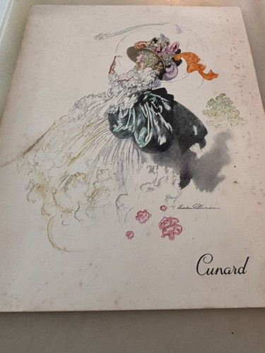 Rms queen mary 1954 menu - rms,