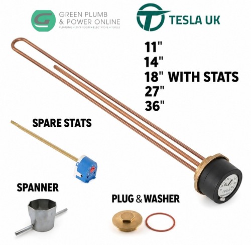 Tesla copper immersion heater - copper,