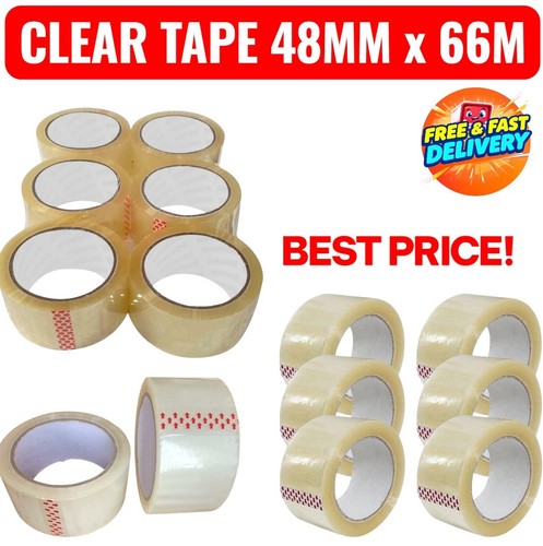 Clear tape parcel - clear,